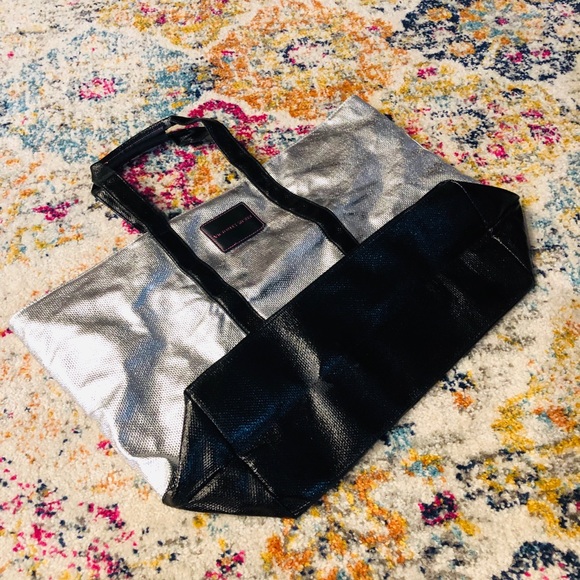 NWOT Large Metallic VS Tote - Picture 2 of 5